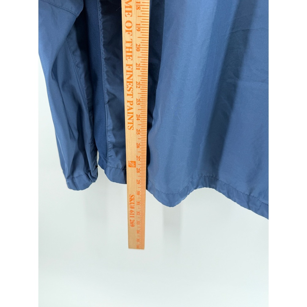 Adidas Running Climaproof Quarter Zip Windbreaker Jacket Mens Medium Navy S13637 - Picture 7 of 8